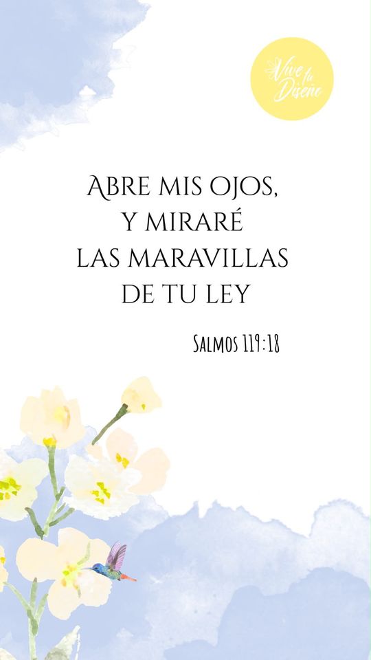Fondo Abre mis ojos, Salmos 119:18